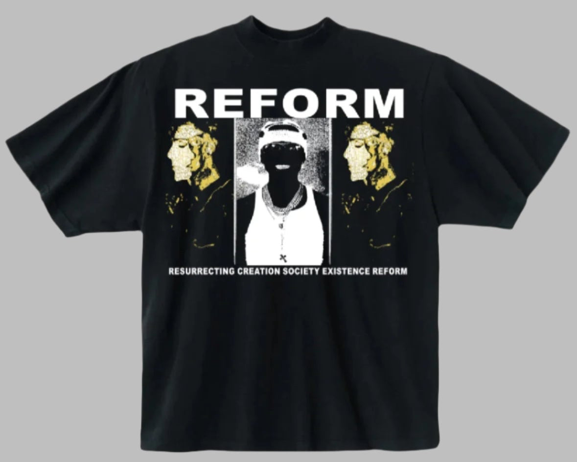 REFORM T SHIRT IN BLACK